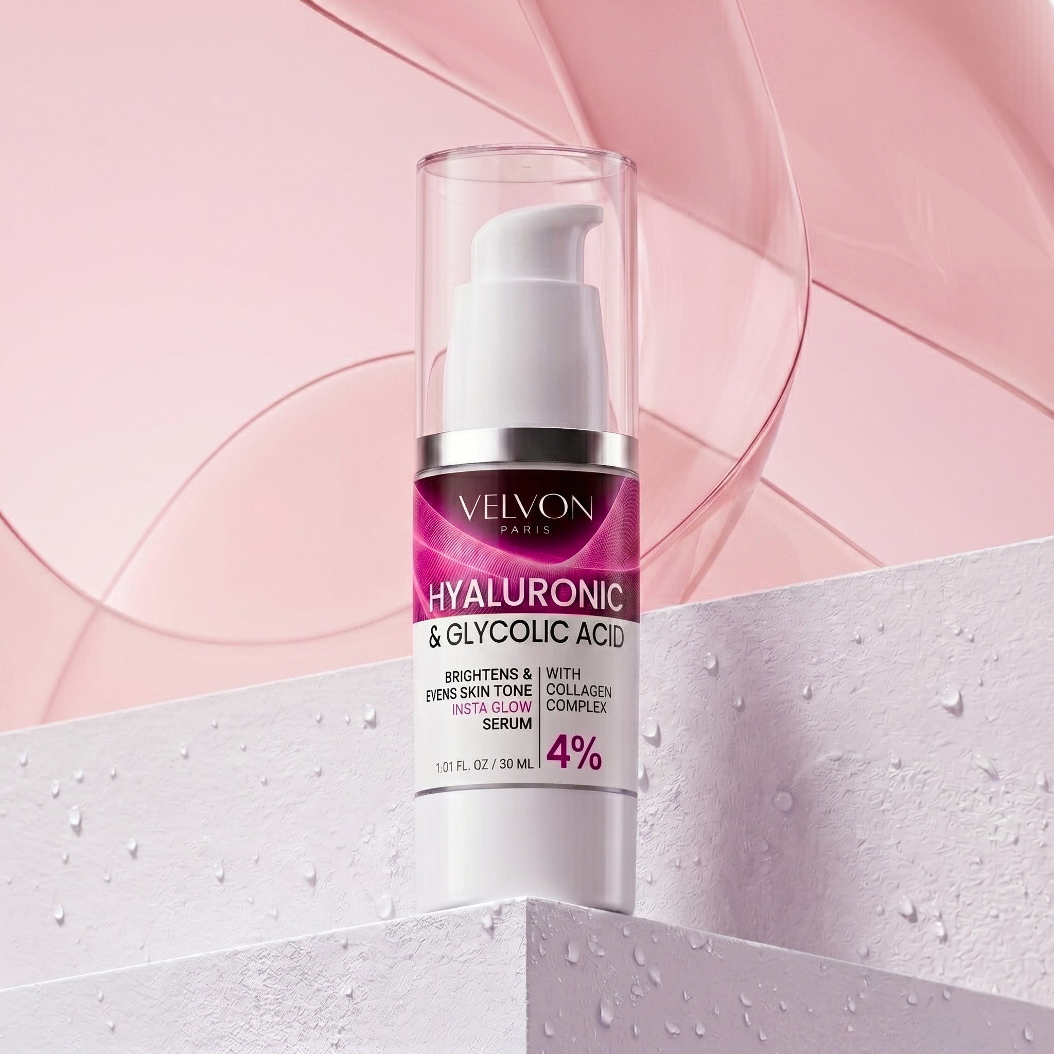 Velvon Paris Hyaluronic & Glycolic Acid serum