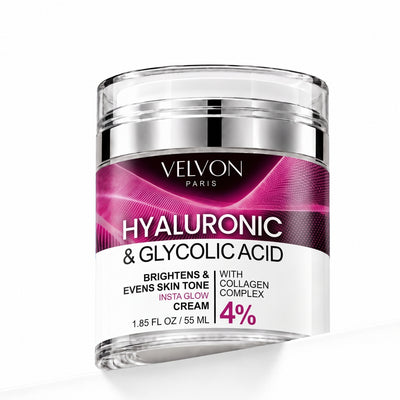 Hyaluronic & Glycolic Acid Insta Glow Cream (55ml)